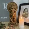 Goddess Witch Serpent Statue Hand Carved Resin Gothic Altar Sculpture Home Table Centerpiece For Goth Home Decoration