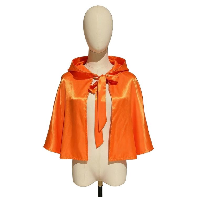Premium Satins Hooded Cape Medieval Costume Cloak Anime Cosplay Wrap For Theater Production And Fantasy Event