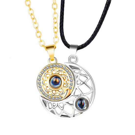 

Простые ожерелья для пар, аксессуар-цепочка, нежные ожерелья для пар