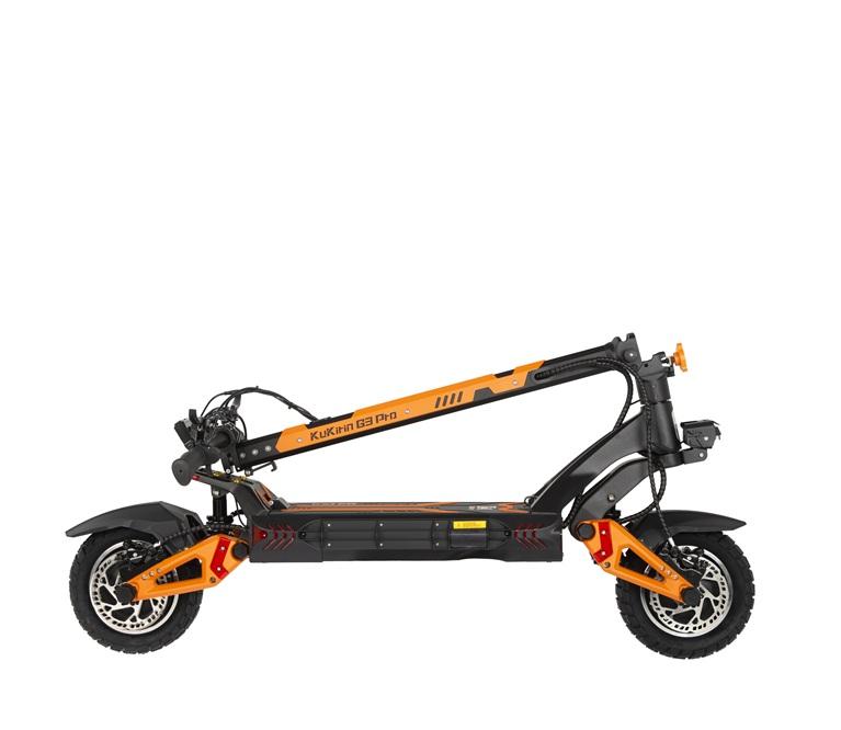KuKirin Monopattino Elettrico G3 PRO 1200W a Doppio Motore, Autonomia 80km, 52V 23.4Ah, E-Scooter Fuoristrada con Freni Idraulici