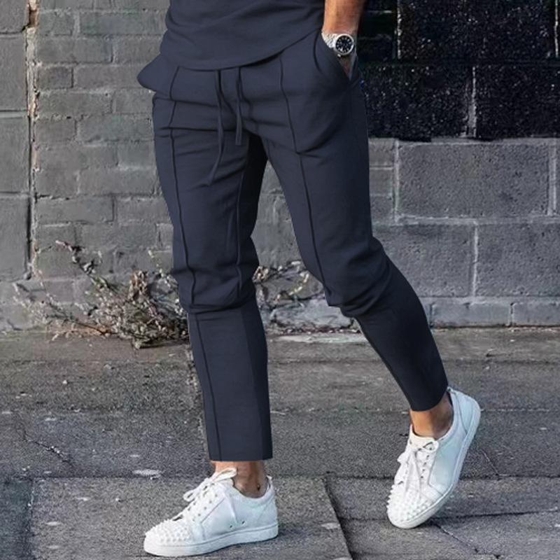 Men's Sports Casual Trousers High-Street Trousers Slim-Fit Trousers Men's Casual Trousers