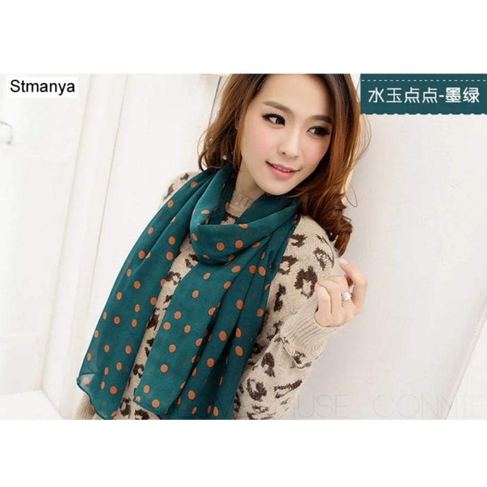 Women Chiffon Scarf 150*45cm thin style Scarfs Print Cat Star Leopard Shawls And Scarves Best Party gift 22009