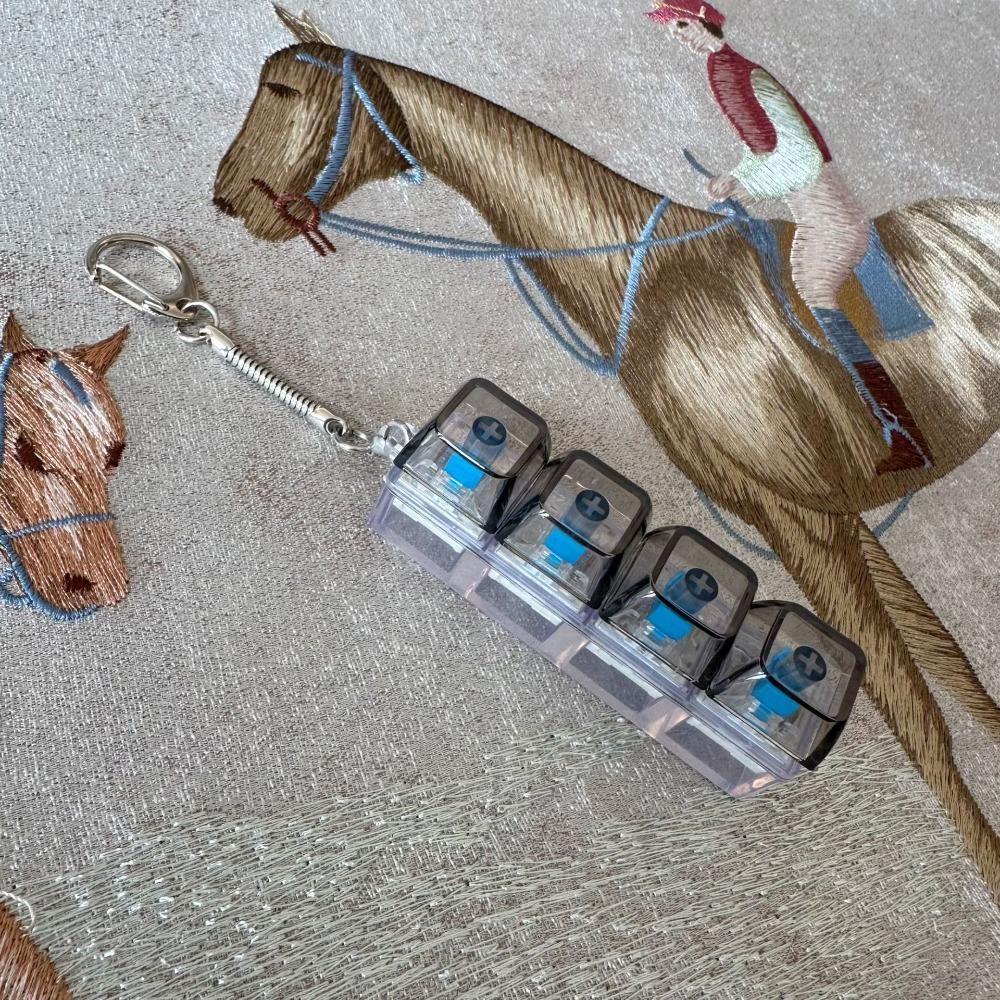 

Кнопка-брелок Пальцева клавіатура 3/4/9 клавіш Клікер Іграшка Розслаблююча Іграшка для зняття стресу Дорослий A