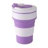 Creative Silicone Folding Cups Outdoor Activity Travel Lightweight Athletic Bottle Gift Mug Coffee Cup with Color Box