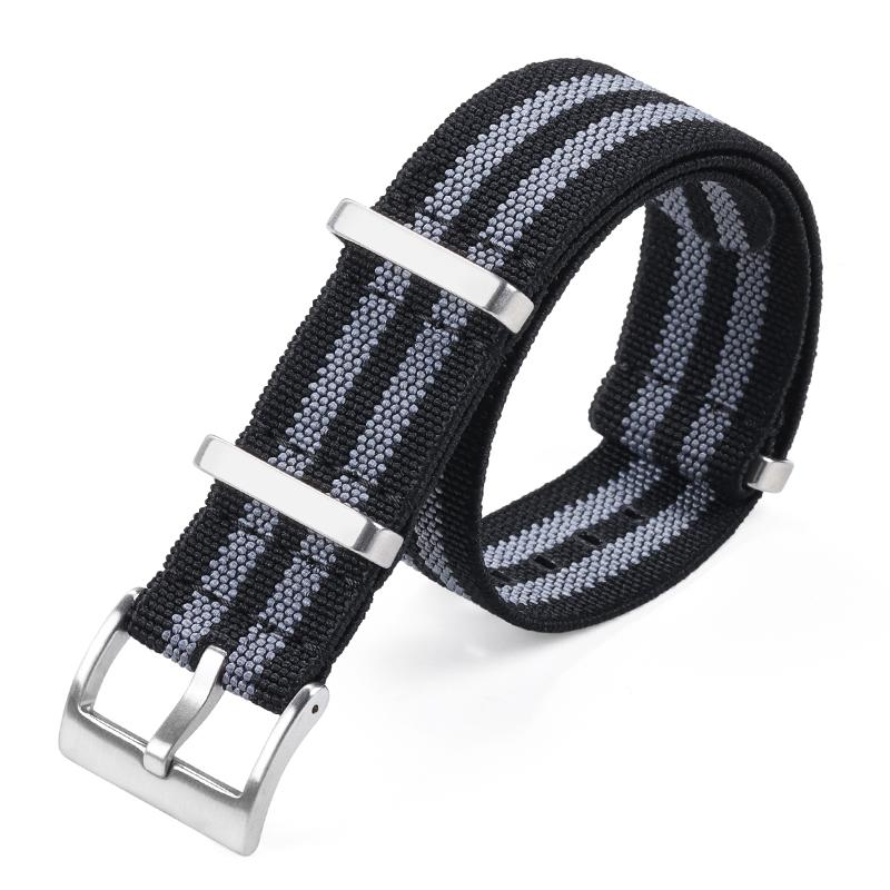 18/20/22mm Elastic Woven Nylon Watch Strap Universal Wristband Breathable Comfortable Watchband for Omega for Seiko for IWC