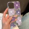 Etui na telefony komórkowe iPhone 11 13 15 Pro Max 12 14 Pro Max Etui iPhone 16 15 Plus 13 Pro 12 Mroźna tekstura Malowane kwiaty z kreskówek