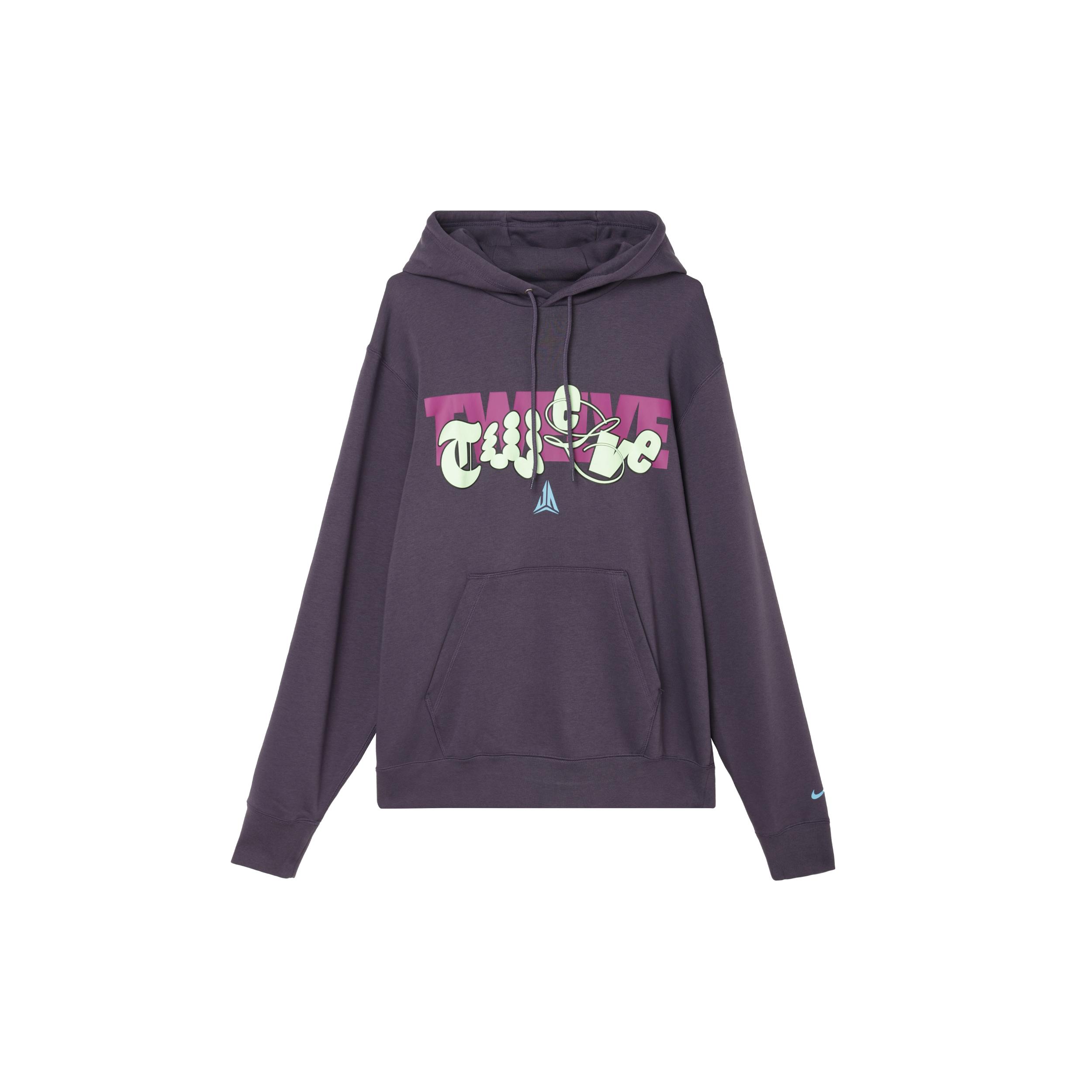 Мужские толстовки Nike Фиолетовые с капюшоном Средние FZ1039-573 L