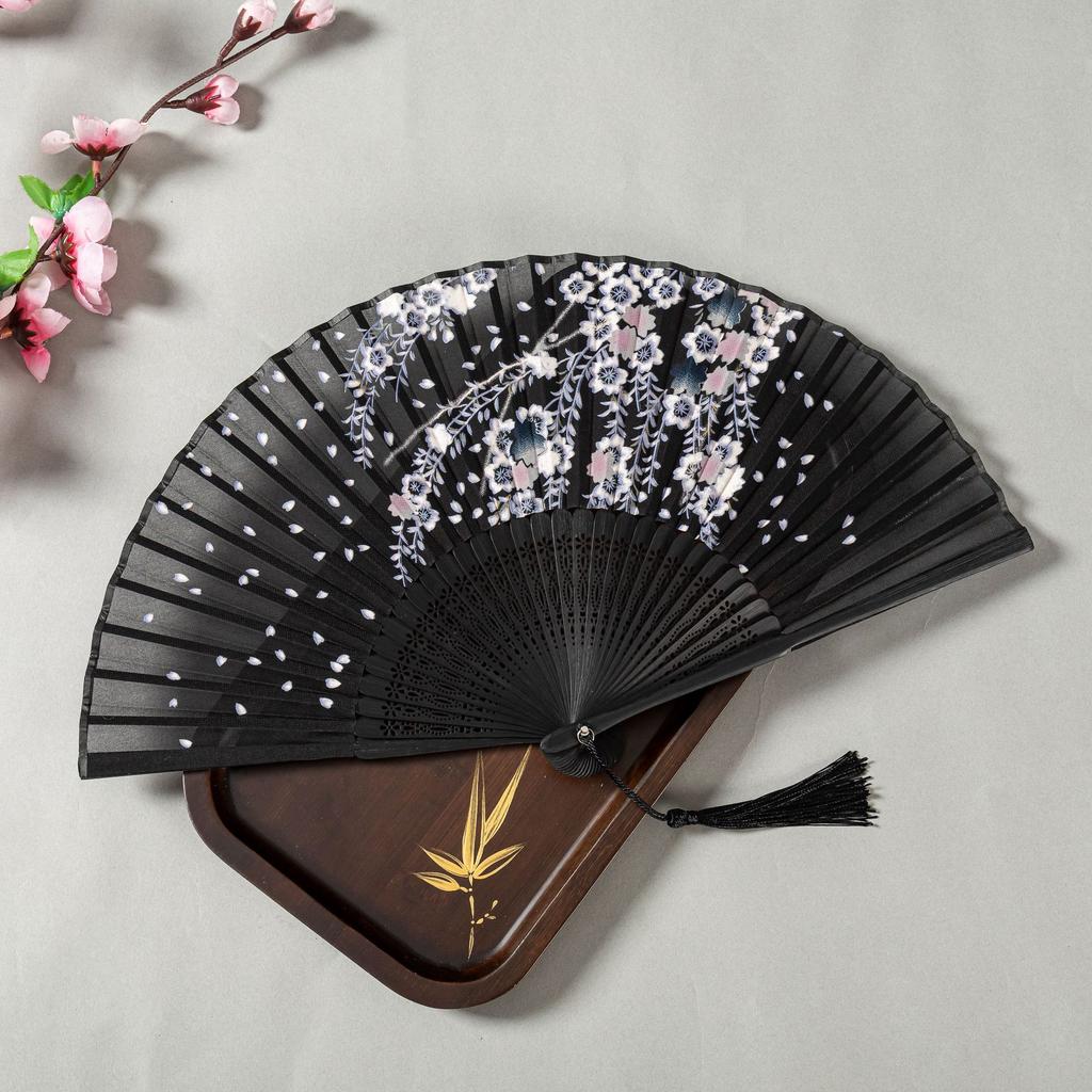Japanese Fan Stylish Dance Fan Craft Fan Decorative For Party Women Photography