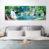 Peisaj colorat natural Imagini HD Cascada și păsări zburătoare Pictură pe pânză Artă de perete pentru decorarea camerei de zi Fără încadrare