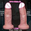 Extra Large 4 Sizes Advanced Realistic Soft Dildo Big Thick Fake Penis Double Silicone Cock Woman Man Masturbation Suction Cup Anal Climax Sex Toys
