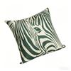Zebra Print Throw Pillow Cover, Abstract Animal Linen Cushion Cover for Modern Safari Home Decor