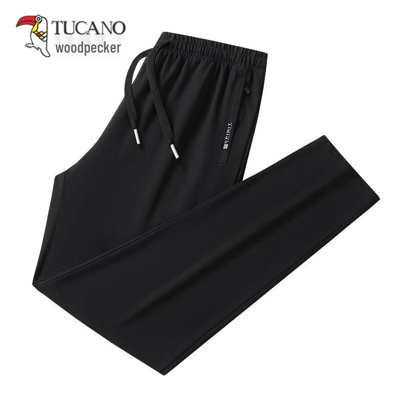TUCANO Men's Summer Quick-Dry Ice Silk Straight Casual Pants