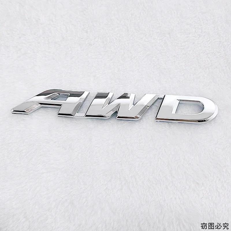 

ABS Car Body Side Emblem Rear Trunk Badge Sticker for AWD XRV CRV C-RV Accord Odyssey Pilot Civic City Insight серебряный