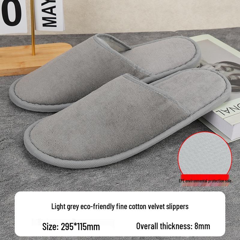 Luxury Non-Slip Disposable Slippers for Home and Hospitality Use