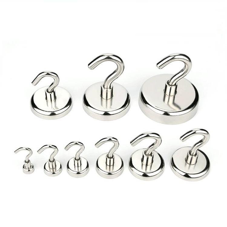 10PCS Strong Magnet Hooks Multi-Purpose Storage Hooks Home Kitchen Bar Storage Hooks Key Storage Hooks Bathroom Hangers