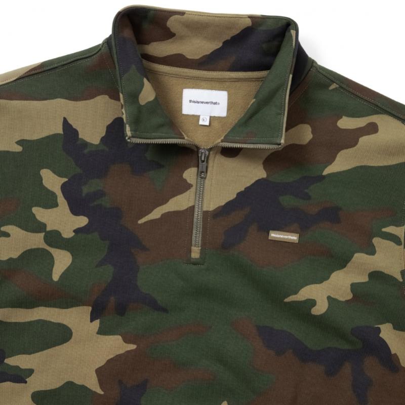 ThIs Is Never That T.n.t. Classic Hdp Half Zip Sweatshirts Camo