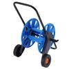 Tragbarer Hand-Schub-Gartenschlauchwicklerwagen mit Rädern, Wasserschlauchwagen, Aufbewahrungsregal-Organizer für G1/2 50m Schlauch