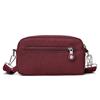 Fashion Portable Women Makeup Bag Coin Purse Three Zipped  Wallet Big Capacity Phone Pouch