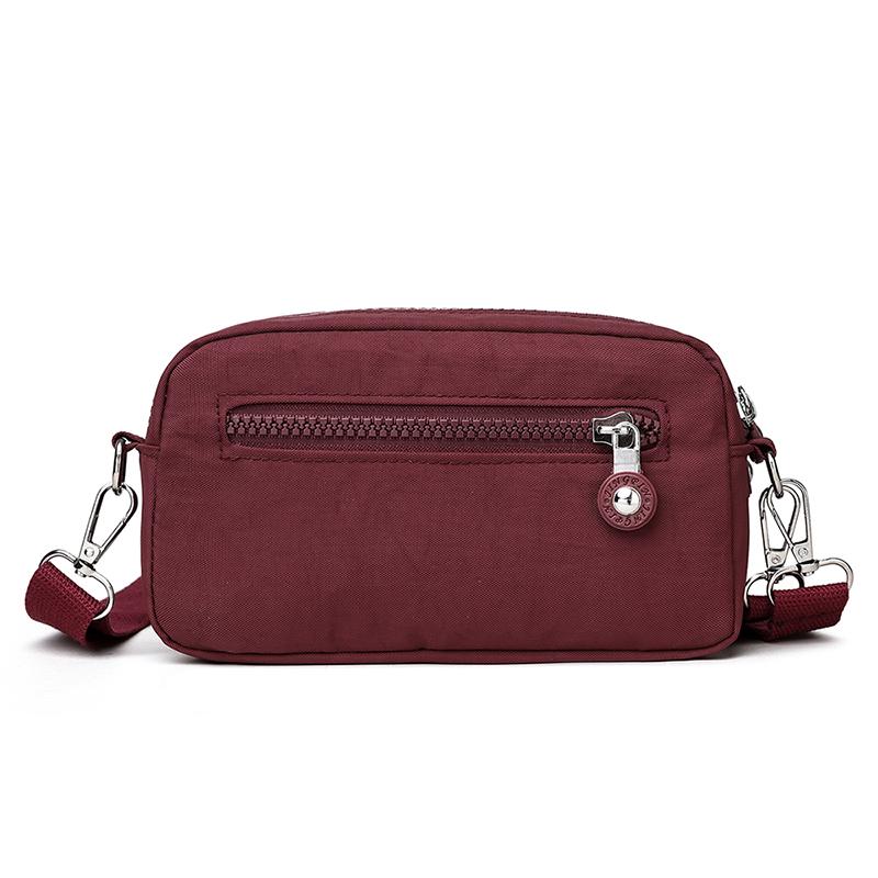 Fashion Portable Women Makeup Bag Coin Purse Three Zipped  Wallet Big Capacity Phone Pouch