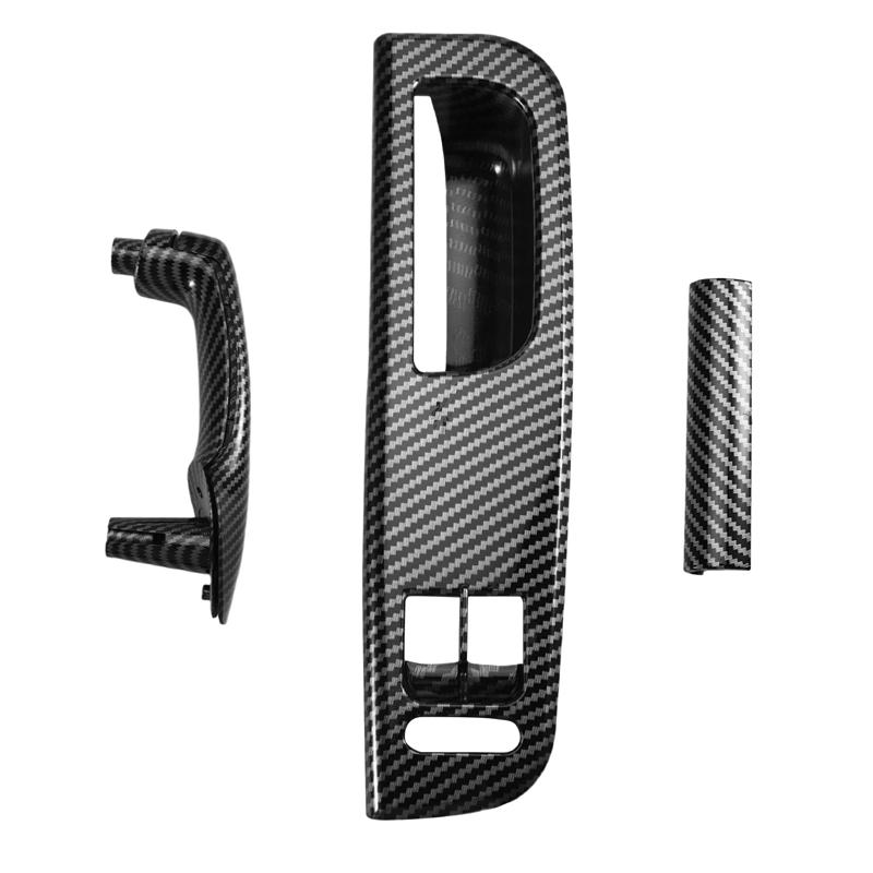 

ide Door Panel Handles Door Pull Grab Handle 3B1867171D For Golf 4 Passat Access Handle Carbon Fiber Pattern