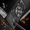 For Oppo Reno13 F 5G Magnetic Case Rotating Kickstand TPU+PC Phone Cover