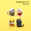 New Anime Naruto Doll Figures Cute Handmade Cake Decoration Naruto Cat Model Hand Birthday Gift 8Pcs