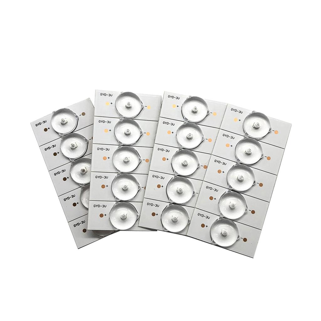 50PCS 6V SMD Lamp Beads with Optical Lens Fliter for 32 65 LED TV Repair with 2M Wire Led Light Strip Parts Accessories