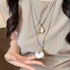 Sweet Shell Pendant Necklace Scallop Ocean Style Beach Choker Trendy Conch Clavicle Chain  Girls