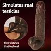 Realistic Large Dildo for Female Beginners Skin Sliding Foreskin Anal Vagina G Spot Big Soft Silicone Stimulation Anal Plug Massager Dildo Sex Toy