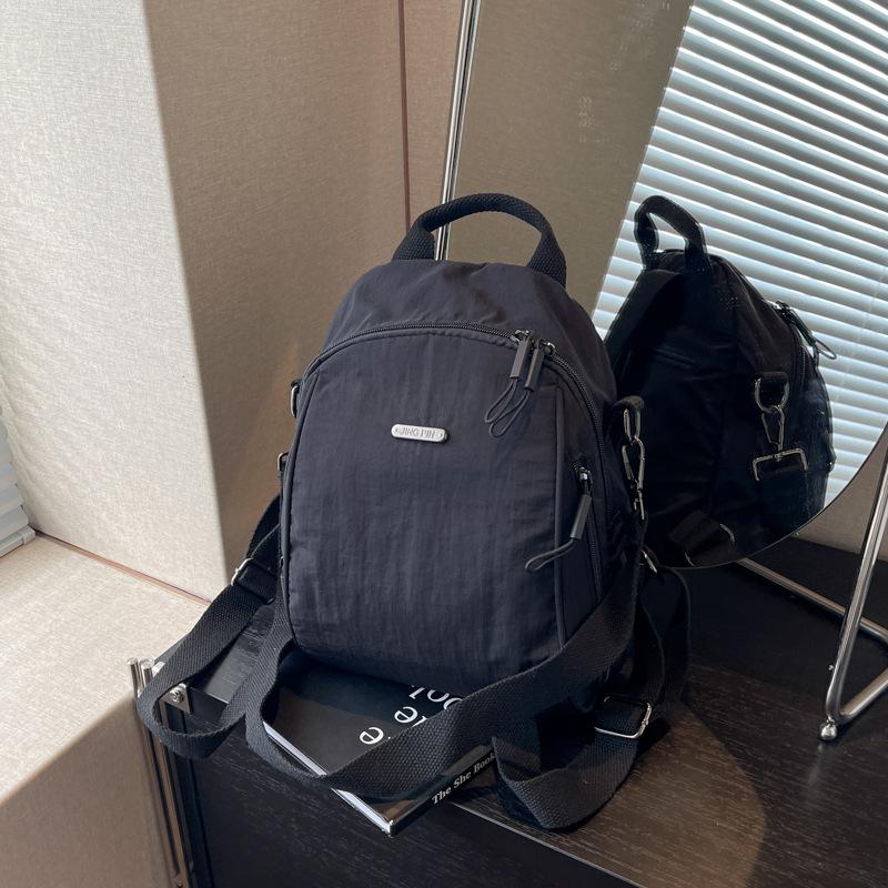Schoolbag Backpack Women's 1011 New Fashion Casual Versatile Travel Small Backpack College Student School Bag Lightweight Shoulder Bag