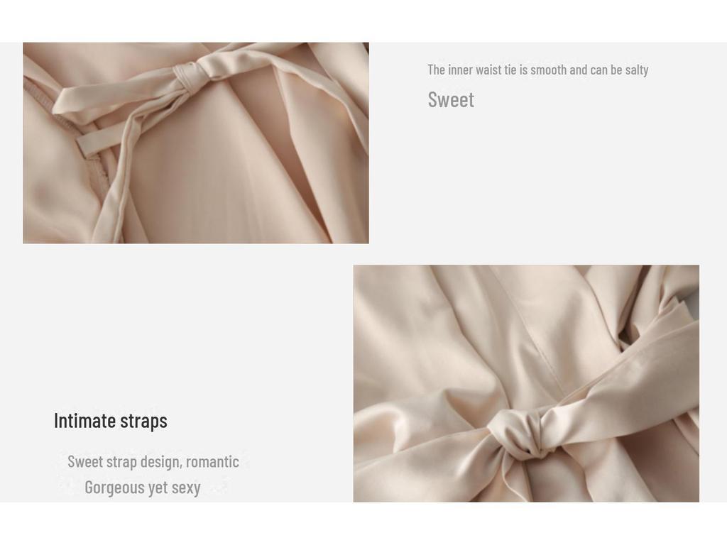 15 Koronkowych Szlafroków: Poranne, Ślubne i Druhen Satynowe Koszule Nocne z Matowym Wykończeniem