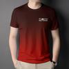 Fashionable men's T-shirt 3D printed gradient T-shirt men's casual shirt short sleeved breathable oversized T-shirt men's clothing men's T-shirt