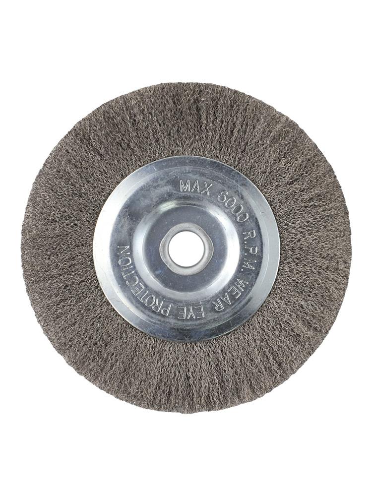 Abrasive Wire Wheel Diameter 150mm 6 Inch Crimped Wire Brush Edge Blending Metal Polishing Non-metal Polishing