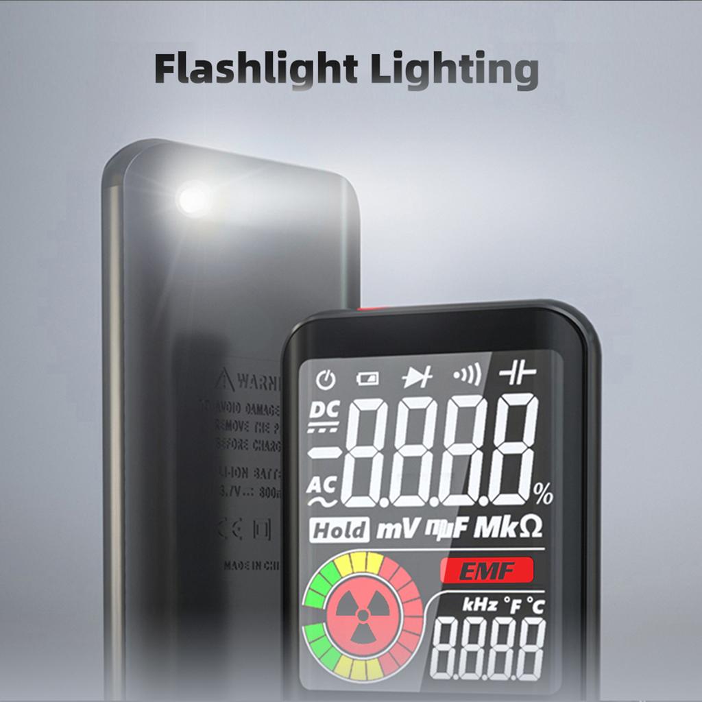 BSIDE S20 Intelligent EMF Multimeter Electromagnetic Radiation Detector 3.5 inch Colored Display 9999 Counts Auto Range
