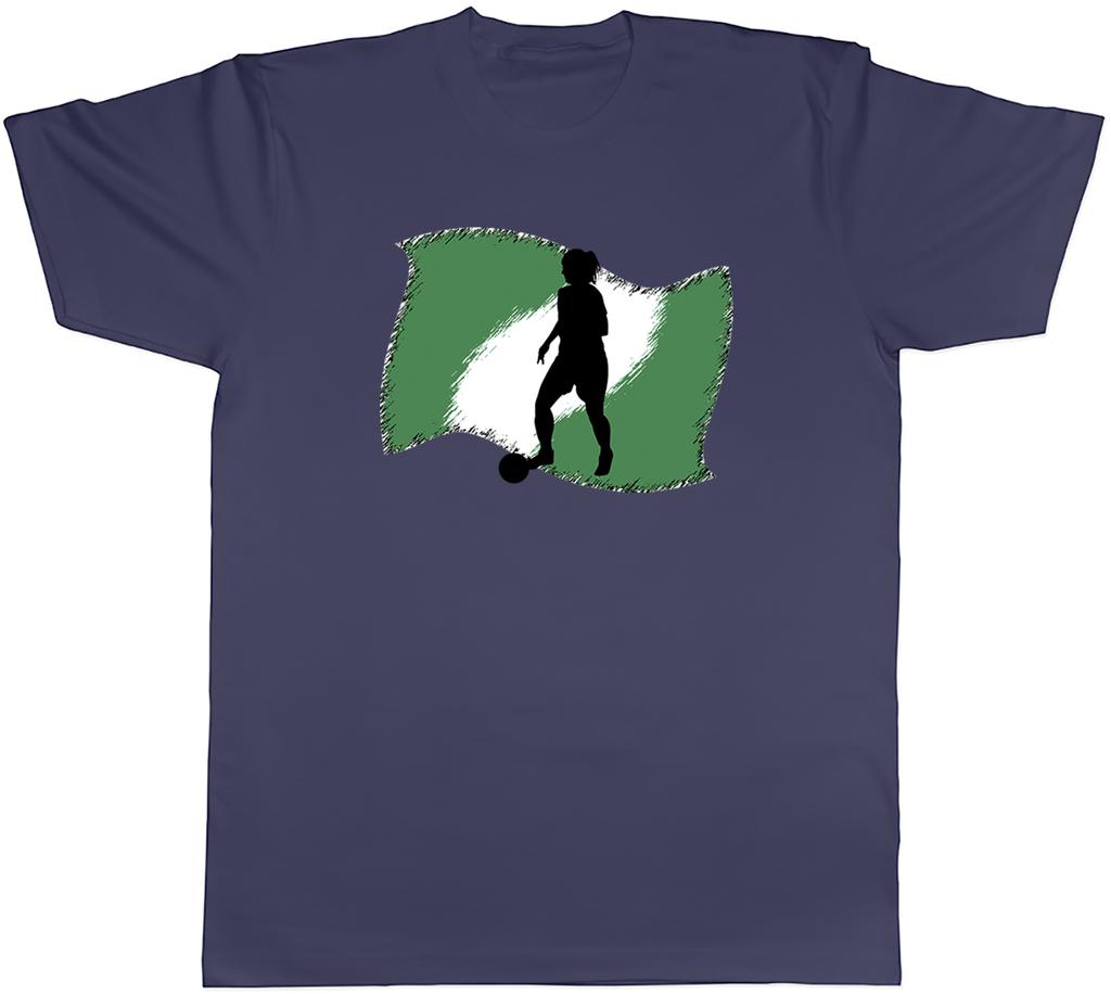 Nigeria Flag Unisexs Football Unisexs Unisex TShirt Tee