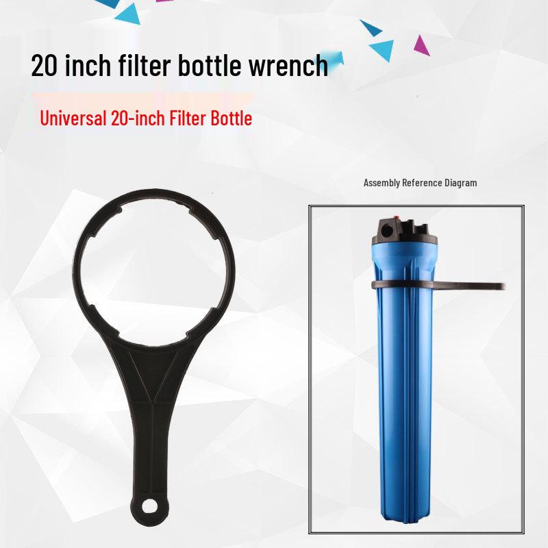 

Коммерческий RO Очиститель Воды 20-Дюймовый Ключ для Фильтрующей Колбы и Открывалка для Картриджей 1