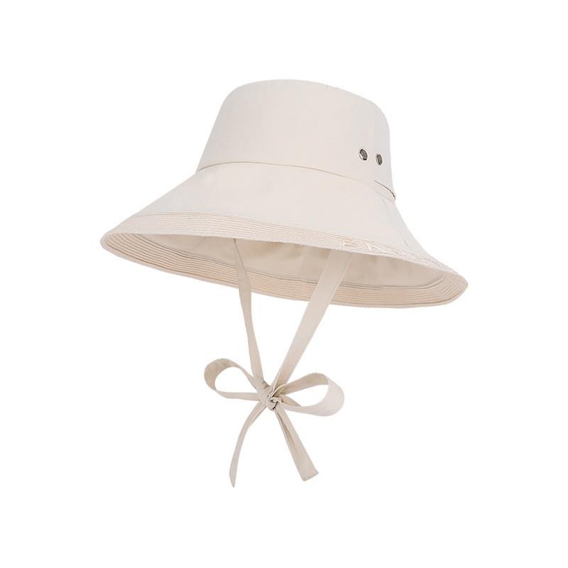 Summer Sun Protection Cap With Large Brim For Outdoor Activities