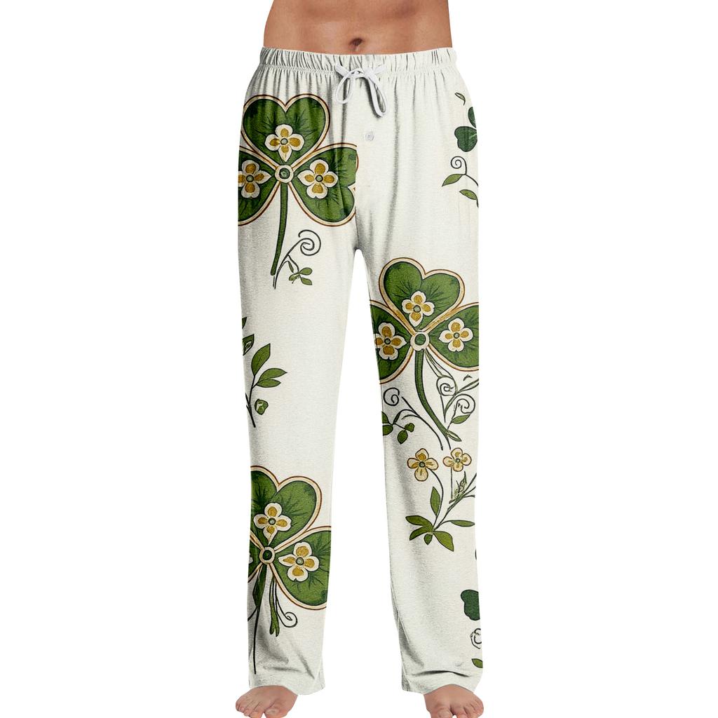 Men's St. Patrick's Day Print Home Sleep Pants