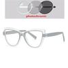 0 -0.5 -0.75 To -6.0 Blue Light Blocking Cat Eye Short-Sight Prescription Glasses For Women Computer Student Myopia Spectacles