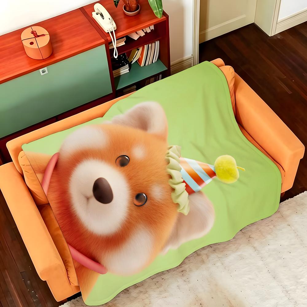 Game P-Party A-Animals Throw Flannel Cozy Print Blanket, Portable, Durable Machine Washable Cute Cool