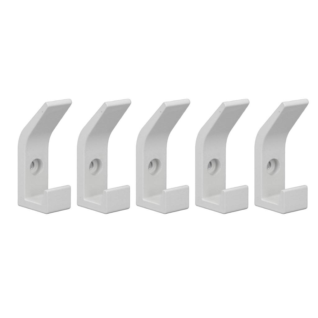 5Pcs Wall Mount Coat Hooks Heavy Duty Metal Wall Mounted Hooks for Hanging Hat Towel Backpack