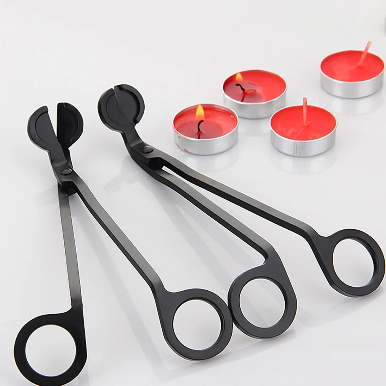 

1pc-Candle Wick Trimmer Black Controllable Candle Tools Electroplating Technology Candle Cutter Candle Wick Scissors Trimmer For