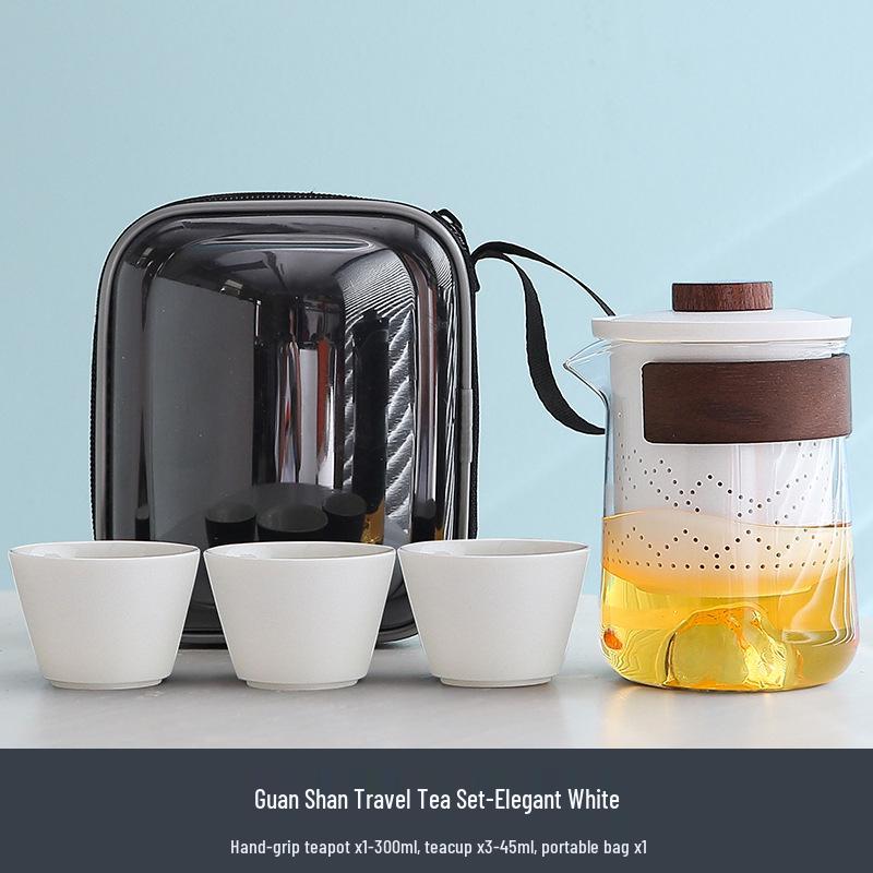 Portable Kung Fu Tea Set: Compact Quick Cup for Travel & Camping