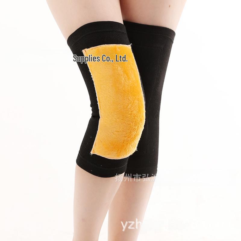 Autumn & Winter Velvet-Lined Thickened Motorcycle Knee Pads for Cycling