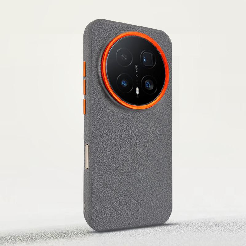 Phone Cases Glory, Solid Color Leather Magnetic Case with Separate Buttons & Metal Lens Ring honor magic8 pro