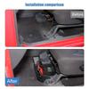 For Jeep Wrangler JK 2007-2017 Car Front Under Seat Storage Box Organizer Container Interior Stowing Tidying Accessories