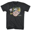 Popeye The Sailor Man Cartoon Using Your Head Double Spinach Hat Men's T Shirt