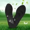 Comfortable Massage Beige Sponge Shoes Insole Sneaker Insert Cushion (Black)
