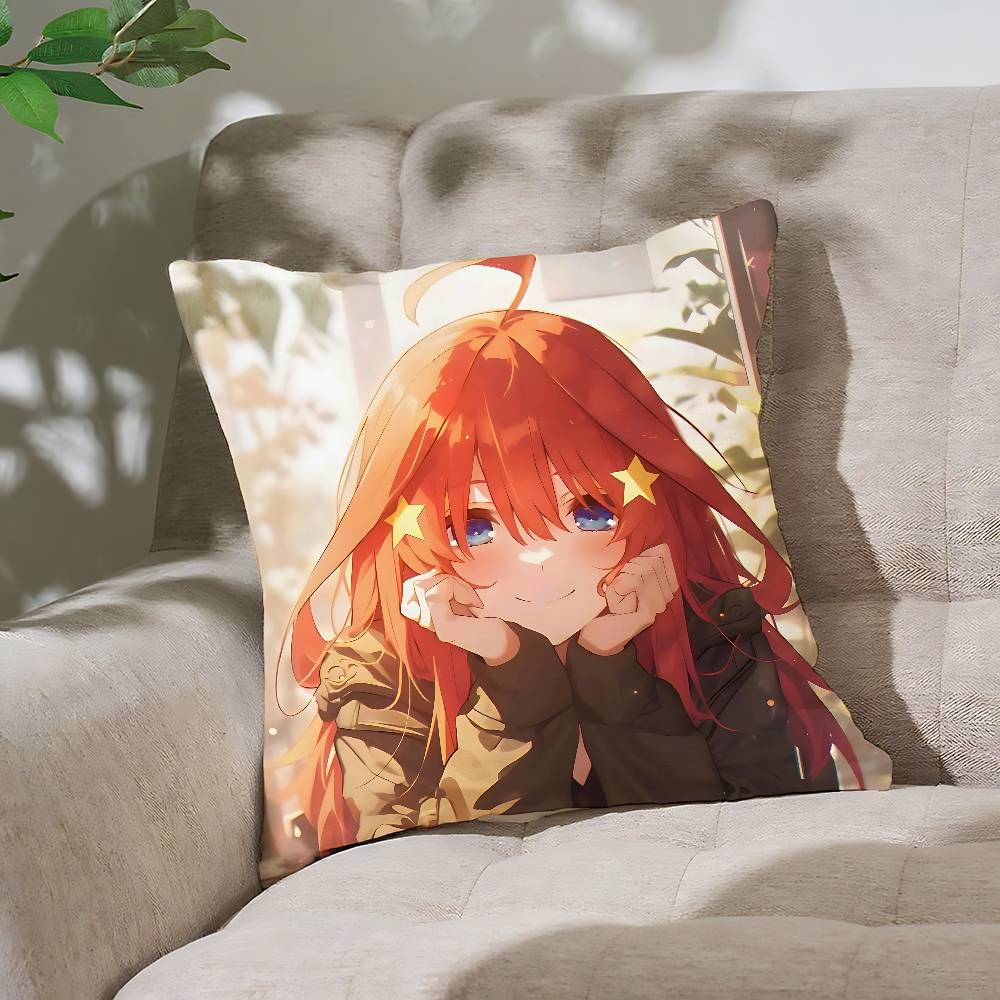 The Quintessential Quintuplets Pillow Case Throw Pillow Cover Nordic Vintage Style Cushion Covers Home Living Sofa Couch Seat