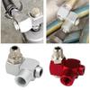 1/4inch Male and Female Threads Air Fittings Aluminum 360 Degree Swivel Air Hose Connectors Pneumatic Tool Parts